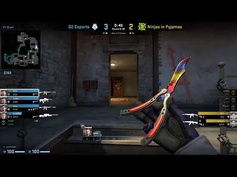 CS:GO POV G2 NiKo (34/17) vs NIP (de_inferno)
