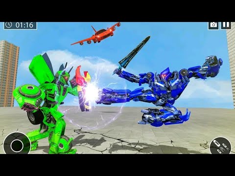 US Police Car Transformation Robot War Rescue 2020 (Android Gameplay FHD)