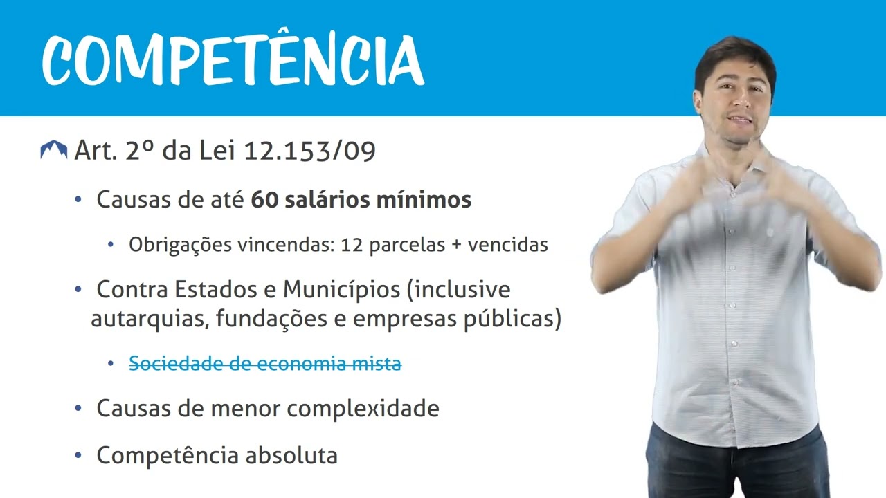 Juizado Especial da Fazenda Pública - Competência