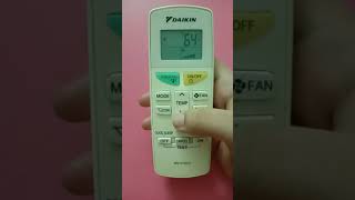 Daikin AC remote °F to °C ||| How to change temp° from Fahrenheit to celcius in Daikin AC remote.