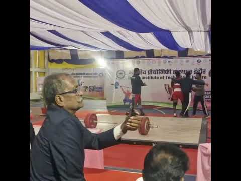 141kg clean n jerk|| Inter IIT Gold 77+KG 🥇#bestplayer #weightlifting #iitmadras #interiit