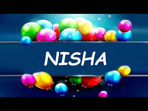 Happy Birthday to Nisha - Birthday Wish From Birthday Bash