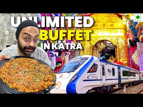 Katra Vaishno Devi Unlimited Buffet, Famous Dhaba Food, Vande Bharat Train Food Vlog