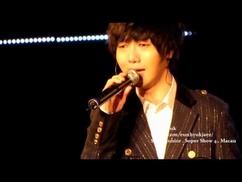 [Fancam]120309 Super Show 4 In Macau-Yesung solo-只一天