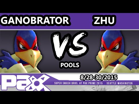 S@P - Zhu (Falco) Vs. Ganobrator (Falco) SSBM Pools - Smash Melee