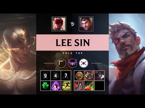 Lee Sin Top vs Jayce - KR Master Patch 25.20