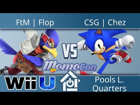 Momocon 2017 - FtM | Flop (Falco) vs CSG | Chez (Sonic) - Smash 4 Pools L. Quarters