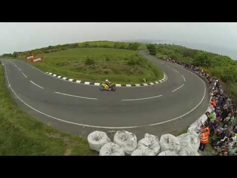 Isle of man TT 2016,Mike Booth,Mark Goodings,Alan Connor,Gooseneck 6m pole Go Pro
