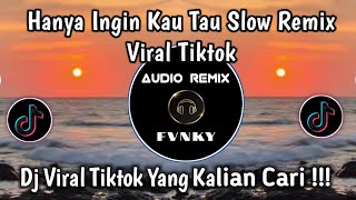 Download lagu HANYA INGIN KAU TAHU VIRAL TIKTOK SLOW REMIX mp3