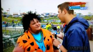 Fred Flintstone at Jambo, year 3 (Cousin Kevin)