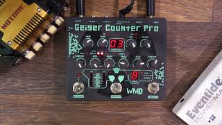 Video thumbnail for WMD - Geiger Counter Pro (NAMM 2018 Pedal Demo Marathon) by Eric Merrow