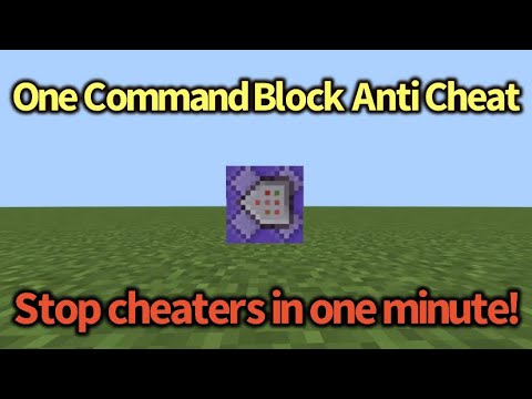 JCW - Minecraft Anti Cheat With One Command Block