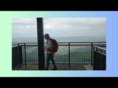 Climbing Mogielica Mountain in Beskid Wyspowy, Southern Poland