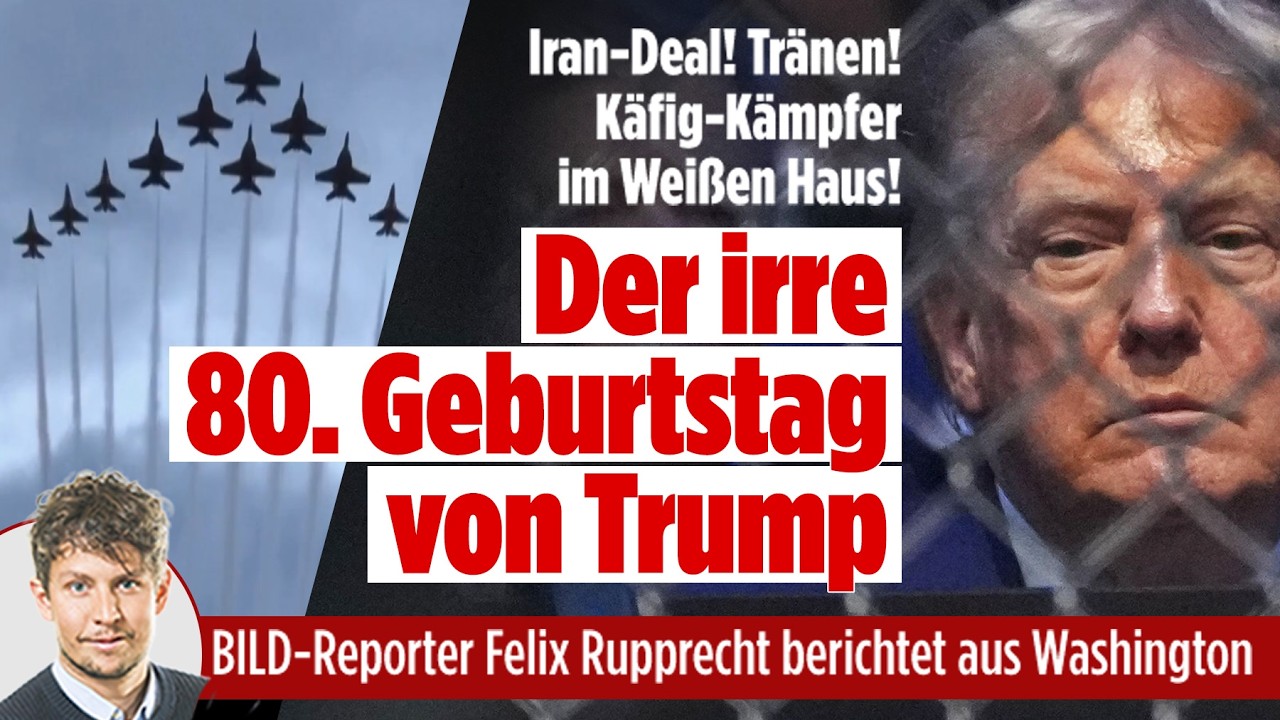 US-Präsident Donald Trump feiert 80. Geburtstag in Washington: „Es war auch eine politische Show!“
