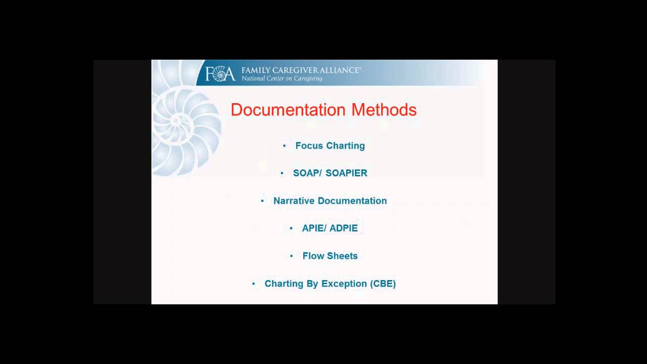 Nursing Documentation: Eyes & Ears of the Caregiver