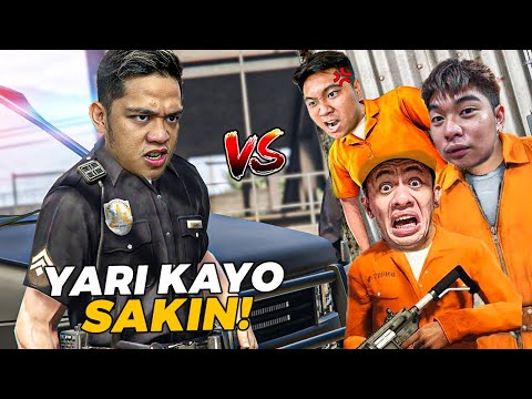 1 POLICE vs 10 PRISONERS - RAMBULAN sa KULUNGAN!