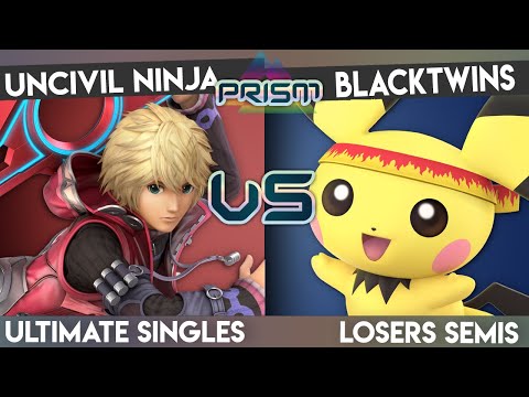 PRISM 185 - Uncivil Ninja (Shulk) vs. Blacktwins (Pichu) - Losers Semis - Smash Ultimate Singles