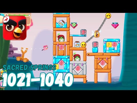 Angry Birds Journey: Levels 1021-1040 (Sacred Springs) Gameplay - Part 52