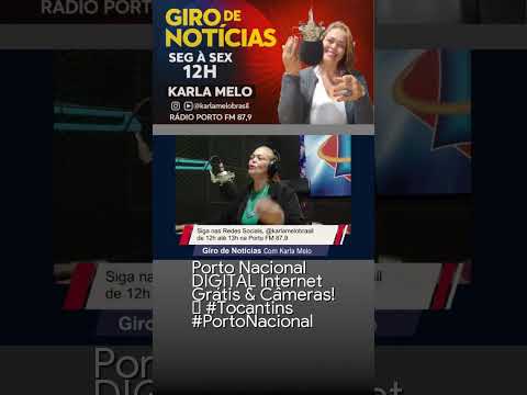 Porto Nacional DIGITAL Internet Grátis & Câmeras! 🚀 #Tocantins #PortoNacional
