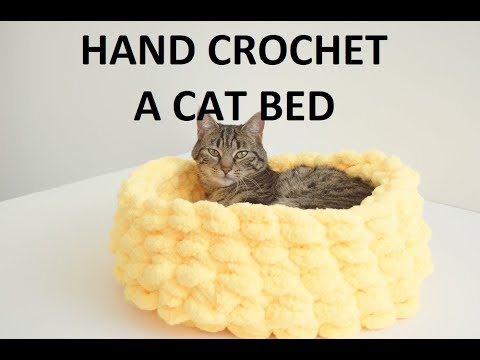 Hand Crochet a Cat Bed