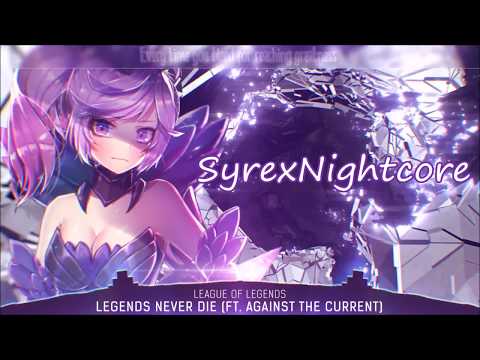 Nightcore -Legends Never Die  ( Lyrics )
