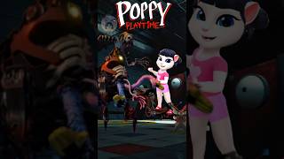 POPPY PLAYTIME EDIT BY MY TALKING ANGELA 2 #shorts #gaming #poppyplaytime #mytalkingangela2 #cosplay