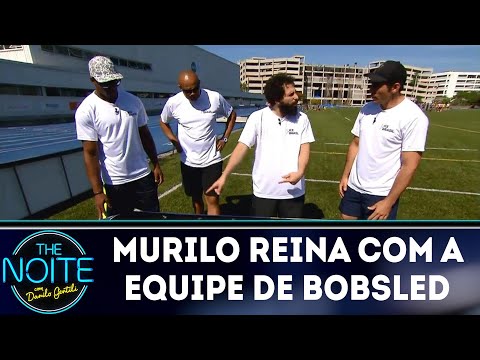 Murilo treina com a equipe de Bobsled | The Noite (06/06/18)