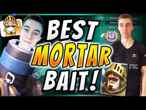 #1 STRONGEST MORTAR BAIT DECK FROM CRL — Clash Royale