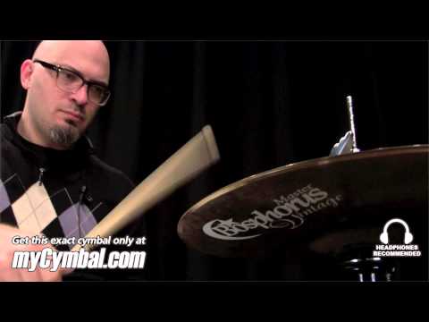 Bosphorus 14" Master Vintage Hi Hat Cymbals - played by Greg Joseph (MV14H-1022713E)