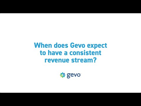 GEVO FAQ: When does Gevo expect to have a consistent revenue stream?