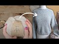 Knit Your FIRST SWEATER Top Down In The Round No Seaming