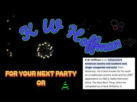 Promotional video thumbnail 1 for K W Hoffman