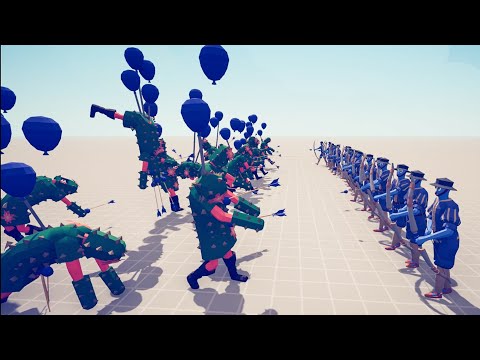 Cactus vs Every Unit - Totally Accurate Battle Simulator TABS