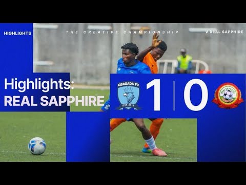 MATCH HIGHLIGHTS: GBAGADA 1 - 0 REAL SAPPHIRE