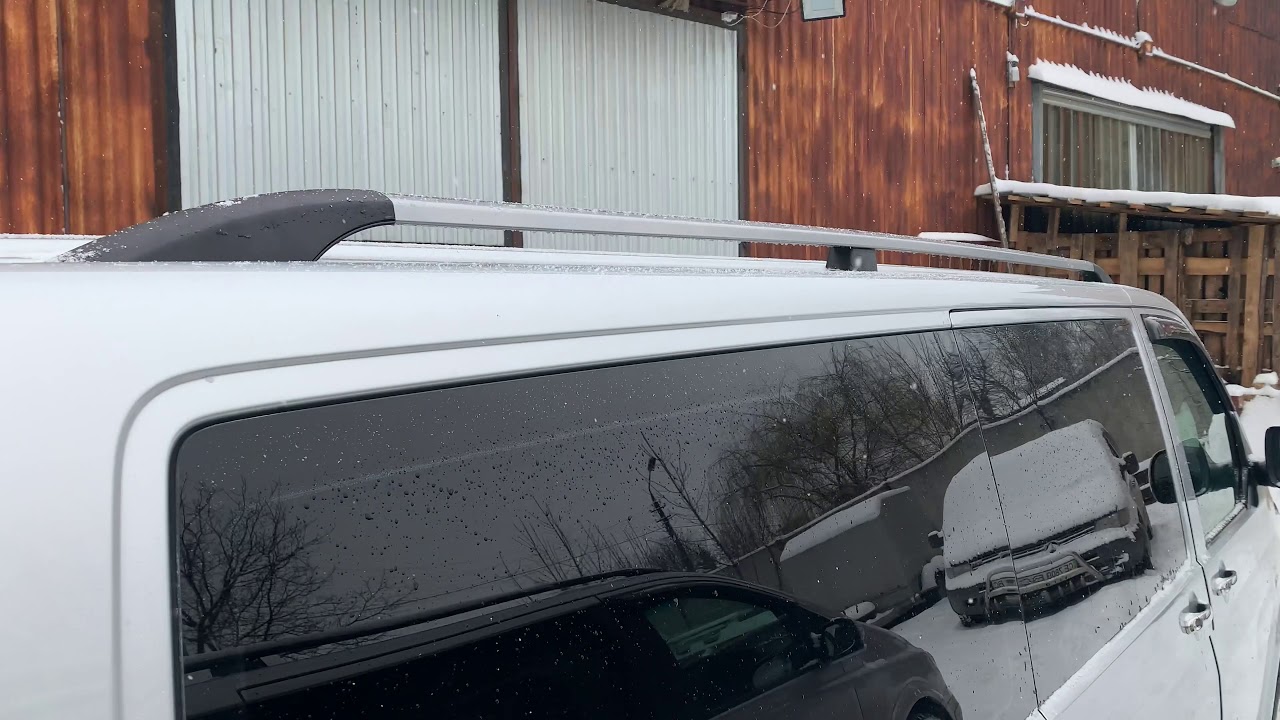 Распродажа!!! Рейлинги Серый Металлик Video 1