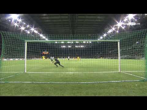 Astana 1- 0 Sporting Marin Tomasov Goal Астана 1 - 0 Спортинг Томасов