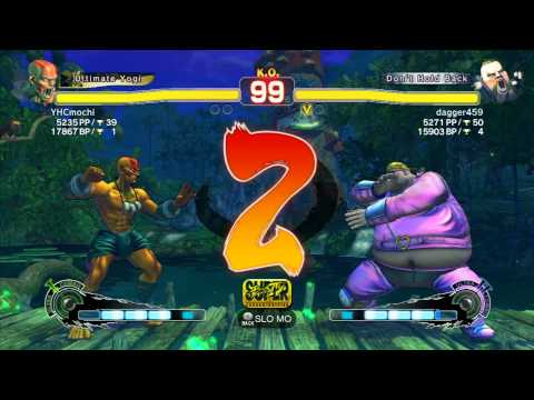 SSF4 AE: YHCmochi (Dhalsim) vs dagger459 (Rufus) - Ranked Match (720p HD)
