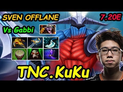 TNC KuKu - [Sven] SuperStar OFFLANE The Best Build 7.20 Vs Gabbi [Timbersaw] | Dota2 Rank