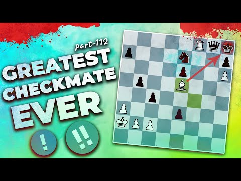 Greatest Checkmate Combination Ever. Checkmate Tactics & Strategy . #chess #chesstactics