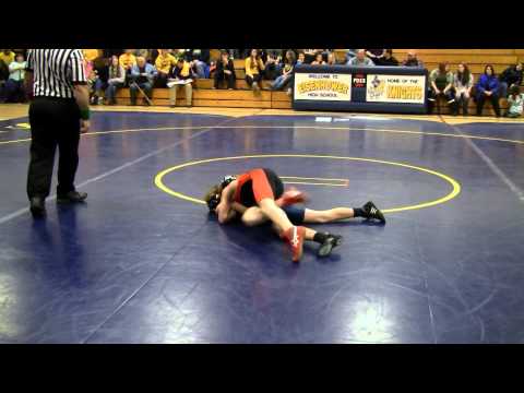 2013 Wrestling - Daulton Craker, Corry Beavers vs Aiden Farrell, Eisenhower Knights