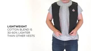 Chill-Its 6260 Lightweight Phase Change Cooling Vest with Packs