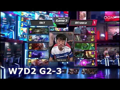SKT vs AFS Game 3 | Week 7 Day 2 S8 LCK Summer 2018 | SK Telecom T1 vs Afreeca Freecs W7D2 G3