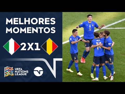 Gols e lances de Itália x Bélgica