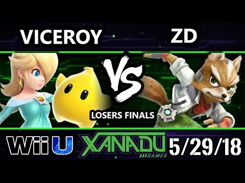 S@X 252 Smash 4 - Viceroy (Rosalina) Vs. ZD (Fox) - Wii U Losers Finals