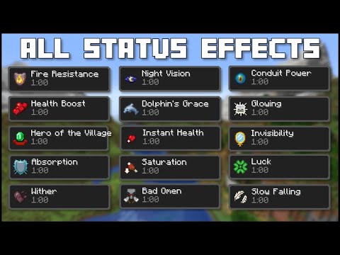 Minecraft - All Potion Effects