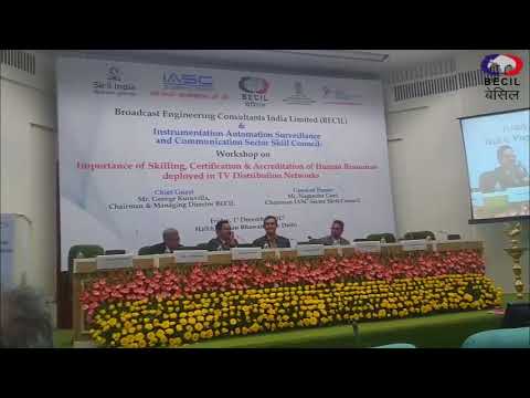 Application Launch during BECIL & IASC Workshop.