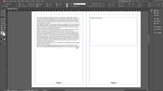 Threading text frames in InDesign