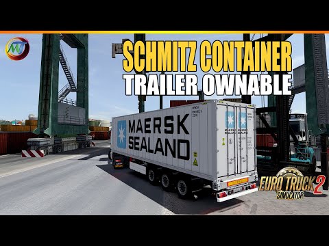 ETS2 MODS - Schmitz Container Trailer SCF Ownable [ETS2 1.37 / 1.36]