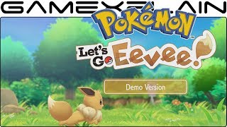Pokémon Let's Go Eevee - Demo DIRECT FEED Gameplay (Viridian Forest)