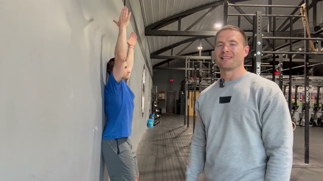 Wall Shoulder Flexion Test - YouTube